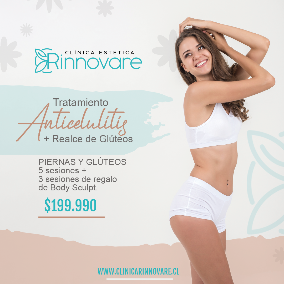 Tratamiento Anticelulitis + Realce de Glúteos